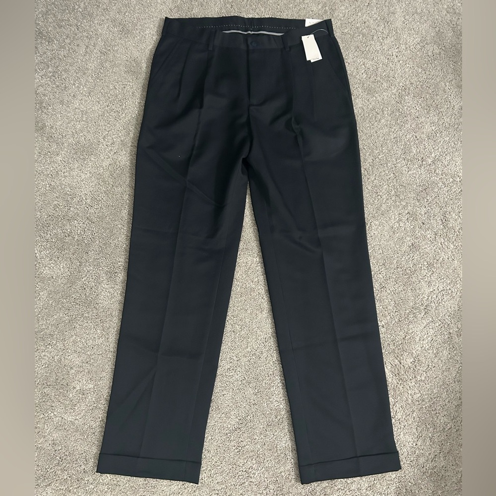 VanHeusen Navy Men's Dress Trousers